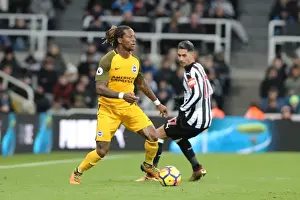 Newcastle United 30DEC17 Prints: Brighton & Hove Albion's Gaetan Bong Faces Newcastle United in Premier League Clash (30DEC17)