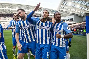 Brighton & Hove Albion's Glenn Murray Scores Penalty to Secure 1-0 Lead Over Swansea City (24FEB18)