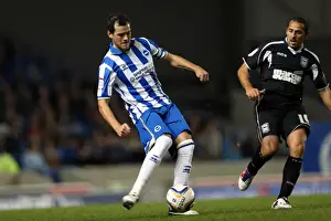 Ipswich Town - 02-10-2012 Prints: Brighton & Hove Albion's Gordon Greer in Action Against Ipswich Town