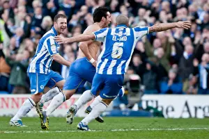 Portsmouth - 10-03-12 Prints: Brighton & Hove Albion's Historic 10-3 Victory Over Portsmouth: A Memorable Moment from the 2011-12 Season