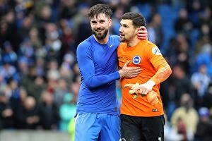 Images Dated 4th March 2018: Brighton and Hove Albion's Historic Premier League Victory: Propper