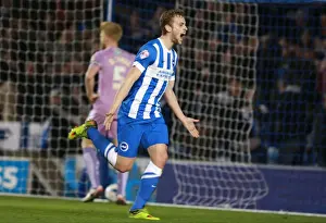 Reading 15MAR16 Prints: Brighton & Hove Albion's James Wilson Scores First Goal: 1-0 vs