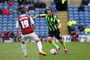 Burnley - 06-04-12 Prints: Brighton & Hove Albion's Joe Mattock in Action Against Burnley - Championship Clash at Turf Moor (April 6)