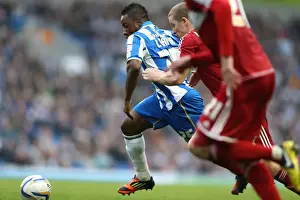 Middlesbrough - 20-10-2012 Prints: Brighton & Hove Albion's Kazenga LuaLua in Action Against Middlesbrough