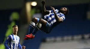 Images Dated 3rd March 2015: Brighton and Hove Albion's Kazenga LuaLua Scores Thrilling Goal Against Derby County (3 March 2015)