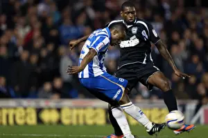Ipswich Town - 02-10-2012 Prints: Brighton & Hove Albion's Kazenga LuaLua Shoots Against Ipswich Town, October 2012