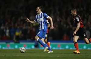 Bournemouth 10APR15 Prints: Brighton and Hove Albion's Lewis Dunk in Action Against AFC Bournemouth (April 2015)