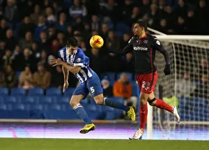 Reading 26DEC14 Prints: Brighton & Hove Albion's Lewis Dunk in Action Against Reading (26DEC14)