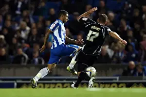 Ipswich Town - 02-10-2012 Prints: Brighton & Hove Albion's Liam Bridcutt in Action Against Ipswich Town, October 2012
