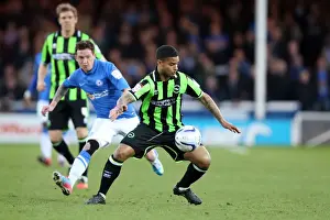 Peterborough United - 16-04-2013 Prints: Brighton & Hove Albion's Liam Bridcutt in Action Against Middlesbrough