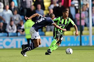 Millwall - 22-09-2012 Prints: Brighton & Hove Albion's Liam Bridcutt in Action Against Millwall