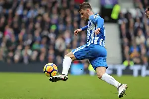 Arsenal 04MAR18 Prints: Brighton & Hove Albion's Pascal Gross in Action Against Arsenal (04MAR18)