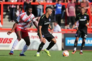 Brighton and Hove Albion's Pre-Season Clash against Stevenage at The Lamex Stadium (23rd July 2016)