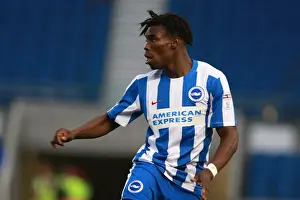 Brighton & Hove Albion's Sam Adekugbe in EFL Cup Action vs Colchester United (09AUG16)