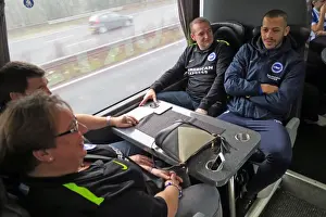 Birmingham City 17DE16 Prints: Brighton & Hove Albion's Sky Bet 10 in 10 Bus Journey