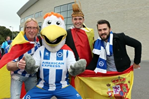 Bolton Wanderers - 21-09-2013 (Spanish Day!) Prints: Brighton & Hove Albion's Spanish Day Celebration: Fans Dress Up at Amex Stadium vs Bolton Wanderers (September 21)