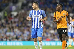 Barnet 22AUG17 Prints: Brighton and Hove Albion's Tomer Hemed Scores Against Barnet in EFL Cup (22AUG17)