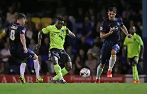 Images Dated 11th August 2015: Brighton and Hove Albion's Triumph over Southend United in the 2015 Capital One Cup