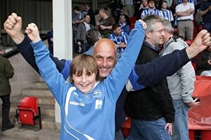 Images Dated 16th April 2011: Brighton & Hove Albion's Triumphant Away Day at Walsall (2010-11 Season)
