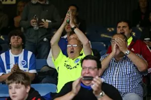 Images Dated 11th August 2015: Brighton and Hove Albion's Victory Over Southend United in the 2015 Capital One Cup