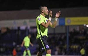 Images Dated 11th August 2015: Brighton and Hove Albion's Victory Over Southend United in the 2015 Capital One Cup