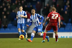 Nottingham Forest 07FEB15 Prints: Brighton Midfielder Beram Kayal in Action Against Nottingham Forest, February 2015