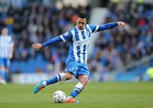 Wolverhampton Wanderers 14MAR15 Prints: Brighton Midfielder Beram Kayal in Action Against Wolverhampton Wanderers (2015)
