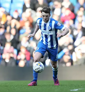 Wolverhampton Wanderers 14MAR15 Prints: Brighton Midfielder Dale Stephens in Action against Wolverhampton Wanderers