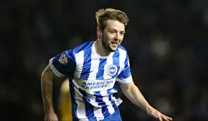 Derby County 03MAR15 Prints: Brighton Midfielder Dale Stephens Scores Thrilling Goal Against Derby County in Sky Bet Championship (3 March 2015)