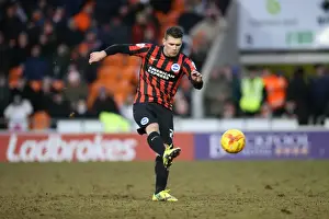 Blackpool 31JAN15 Prints: Brighton Midfielder Danny Holla in Action Against Blackpool (31Jan15)