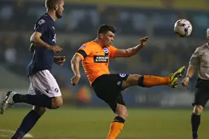 Millwall Prints: Brighton Midfielder Danny Holla in Action against Millwall (Millwall 17MAR15)