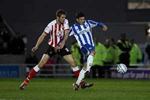 Images Dated 2nd January 2012: Brighton Midfielder Jake Forster-Caskey: Unwavering Focus and Determination on the Field