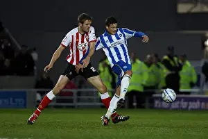14/15 Squad Prints: Brighton Midfielder Jake Forster-Caskey: Unwavering Focus and Determination on the Field