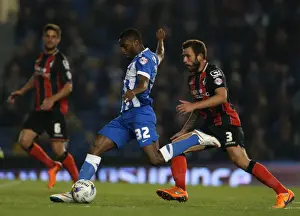 Bournemouth 10APR15 Prints: Brighton Midfielder Mustapha Carayol in Action Against AFC Bournemouth (10APR15)