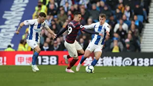 Newcastle United 27APR19 Collection: Brighton and Newcastle Face Off in Premier League Clash at American Express Community Stadium