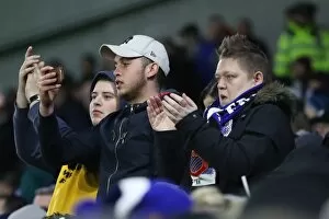 Images Dated 16th December 2017: Brighton vs. Burnley: Fan Clash in Premier League Match at American Express Community Stadium