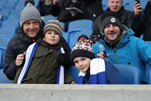 Brighton vs. Burnley: Fan Clash in Premier League Match at American Express Community Stadium (16DEC17)