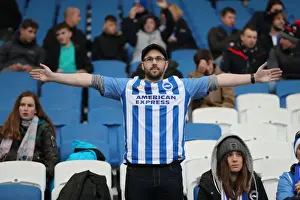Brighton vs. Burnley: Fan Clash in Premier League Match at American Express Community Stadium (16DEC17)