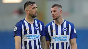 Looks Frustrated Prints: Brighton vs. Burnley: Premier League Clash at American Express Community Stadium - September 10