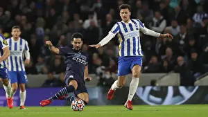Manchester City 23OCT21 Prints: Brighton vs Manchester City: Premier League Clash at American Express Community Stadium (23OCT21)