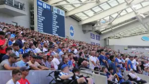 Brighton vs. Newcastle: 2022/23 Premier League Clash at American Express Community Stadium (13Aug22): Intense Match Action