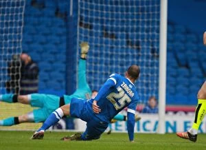 Images Dated 23rd January 2016: Brighton's Bobby Zamora Scores Against Huddersfield Town in Sky Bet Championship (23 Jan 2016)