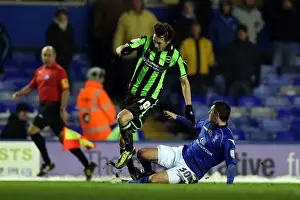 Birmingham City - 19-01-2013 Prints: Brighton's Will Buckley in Action Against Blackburn in Birmingham City Clash (12-12-2022)