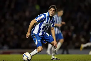 Peterborough United - 06-11-2012 Prints: Brighton's Buckley Shines: Electric Performance Against Peterborough United