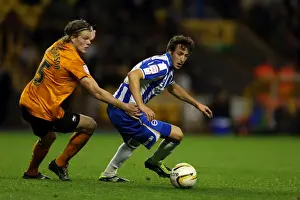 Wolves - 10-11-2012 Prints: Brighton's Buckley Shines: Electrifying Npower Championship Performance Against Wolves (Nov 10)