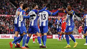 Brighton's Estupinan Defends Against Middlesbrough in FA Cup Clash (07JAN23)