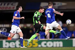 Event:bb 20130101 Prints: Brighton's Will Hoskins Fires Away Against Ipswich Town (1st January 2013)