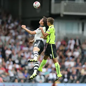 Fulham 15AUG15 Prints: Brighton's Huenemeier in Action against Fulham in Sky Bet Championship Clash (15/08/2015)