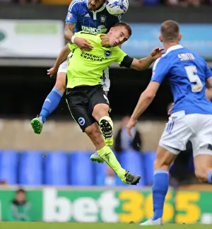 Ipswich Town 29AUG15 Prints: Brighton's Huenemeier Faces Off Against Ipswich in Championship Clash (August 2015)