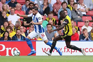 Watford Away 11AUG18 Prints: Brighton's Jahanbakhsh in Action: Premier League Clash vs. Watford (11AUG18)